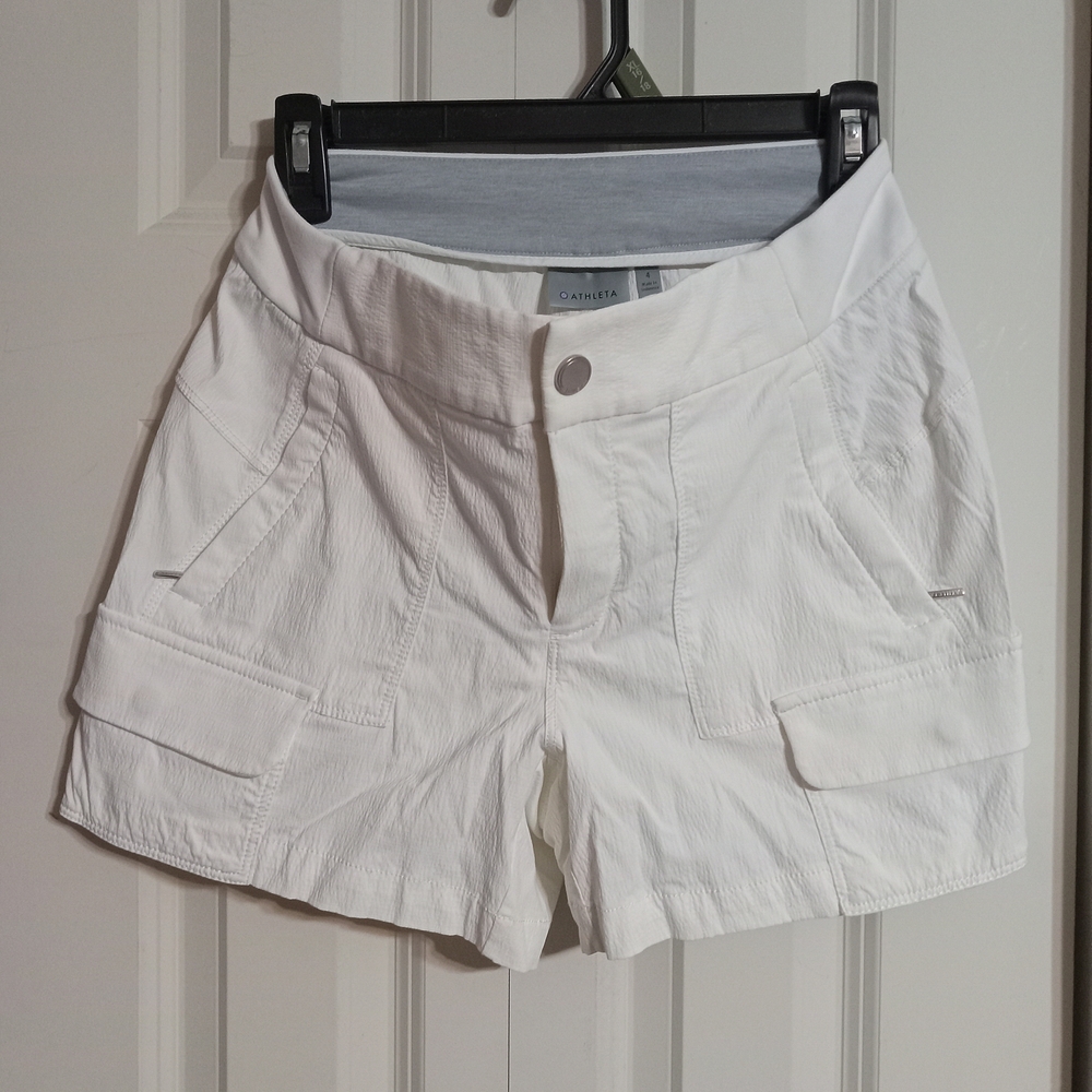 Athleta Women's White Cargo Shorts